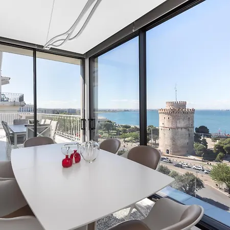 Aria, Lux Seafront Apt With White Tower View Apartamento